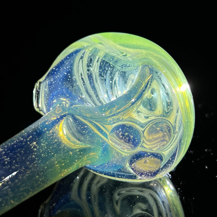 Green Spiral Pipe Glass Pipe Dan Longden Glass   