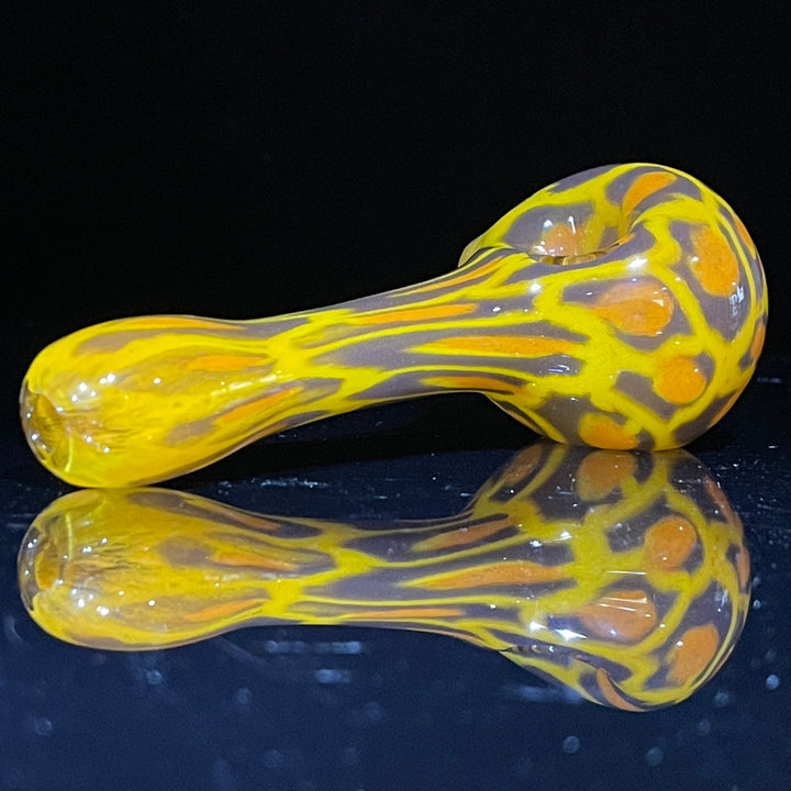 Leopard Pipe Glass Pipe Hoffman Glass   