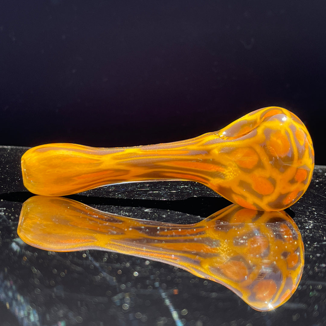 Leopard Pipe Glass Pipe Hoffman Glass   