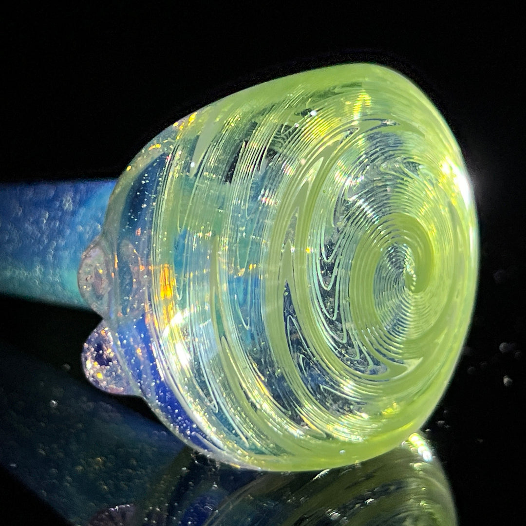 Green Spiral Pipe Glass Pipe Dan Longden Glass   