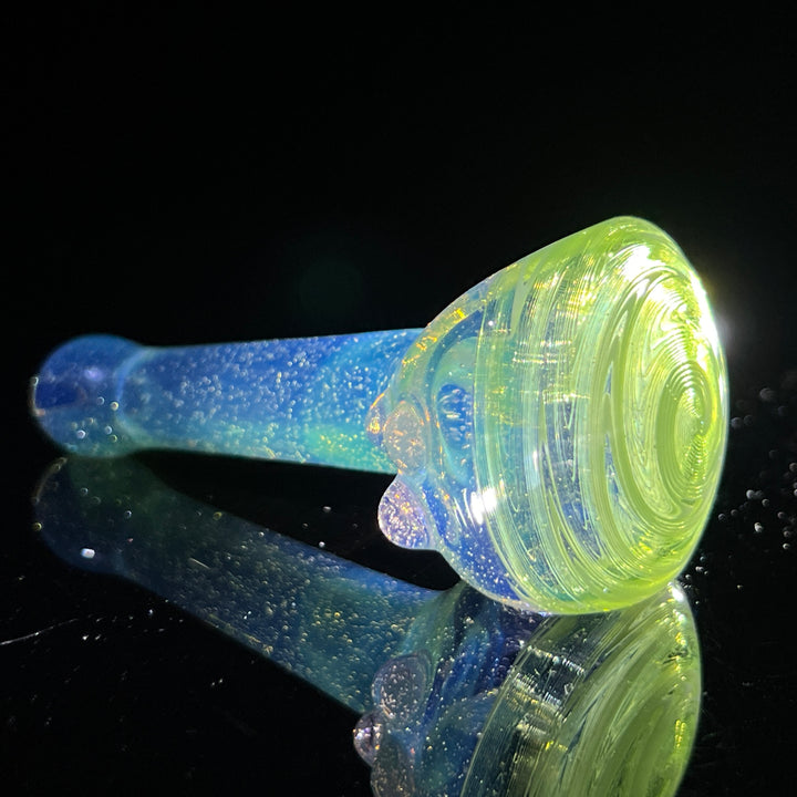 Green Spiral Pipe Glass Pipe Dan Longden Glass   