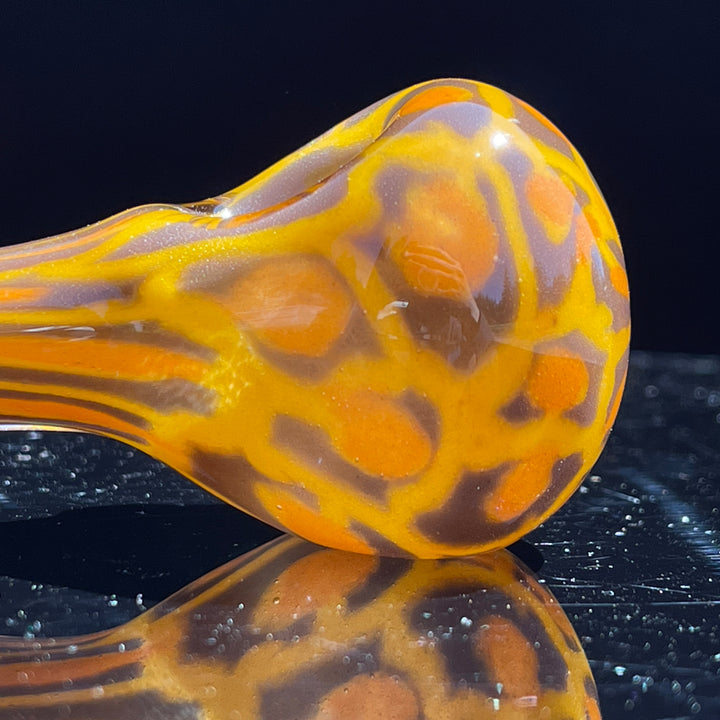 Leopard Pipe Glass Pipe Hoffman Glass   