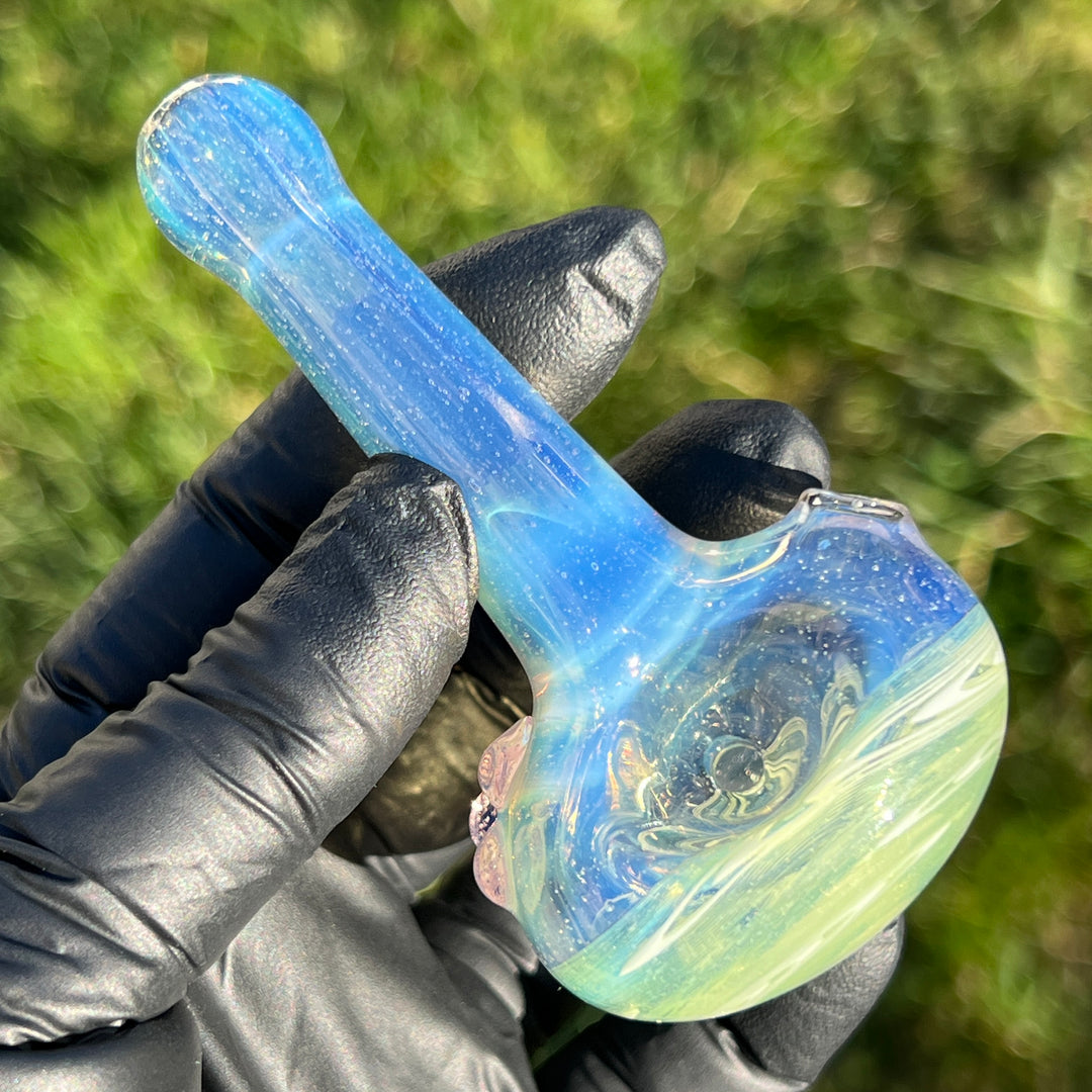 Green Spiral Pipe Glass Pipe Dan Longden Glass   