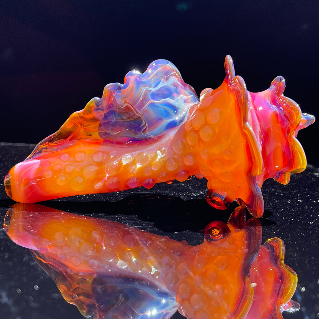 Mango Seashell Pipe Glass Pipe Unclefish Creations   