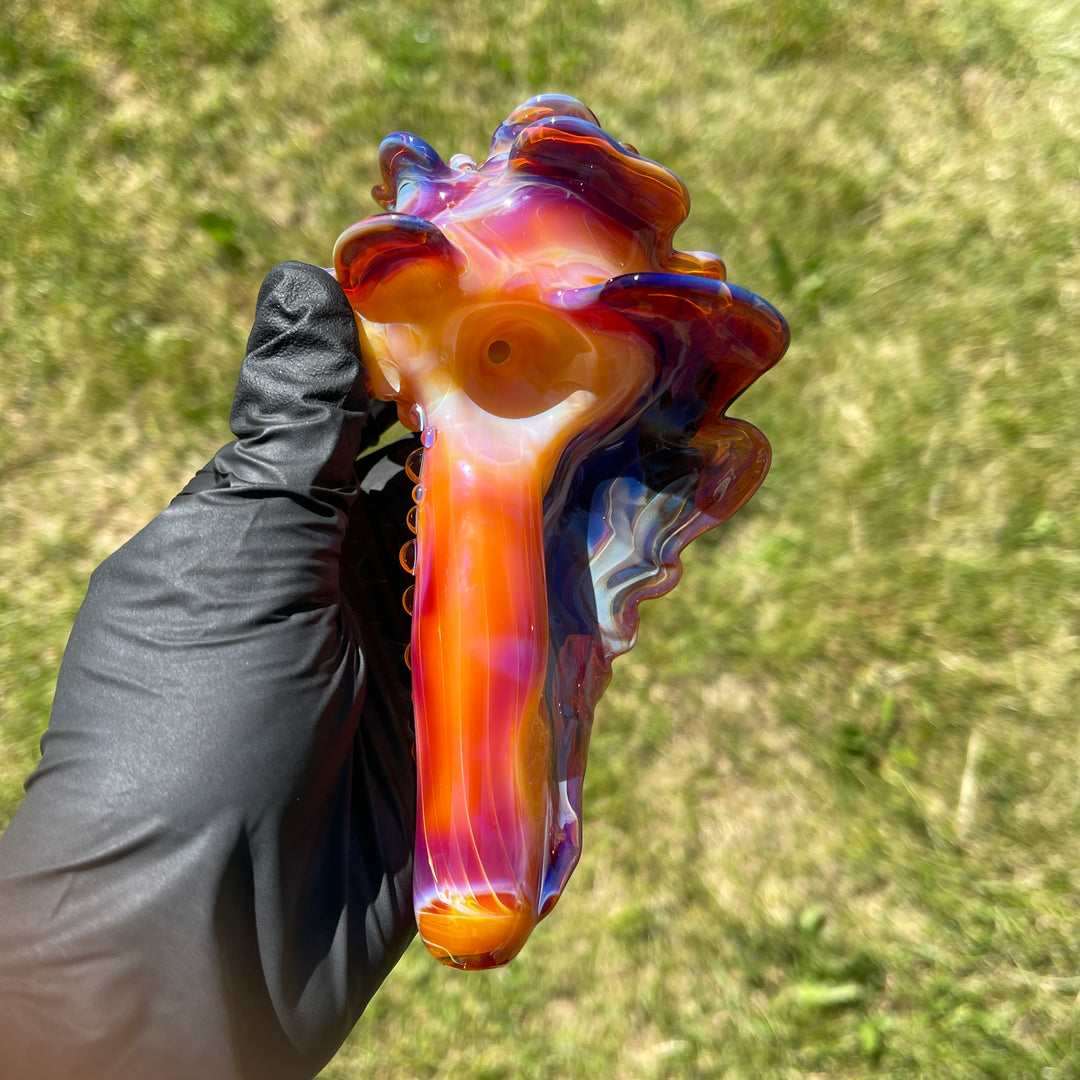 Mango Seashell Pipe Glass Pipe Unclefish Creations   