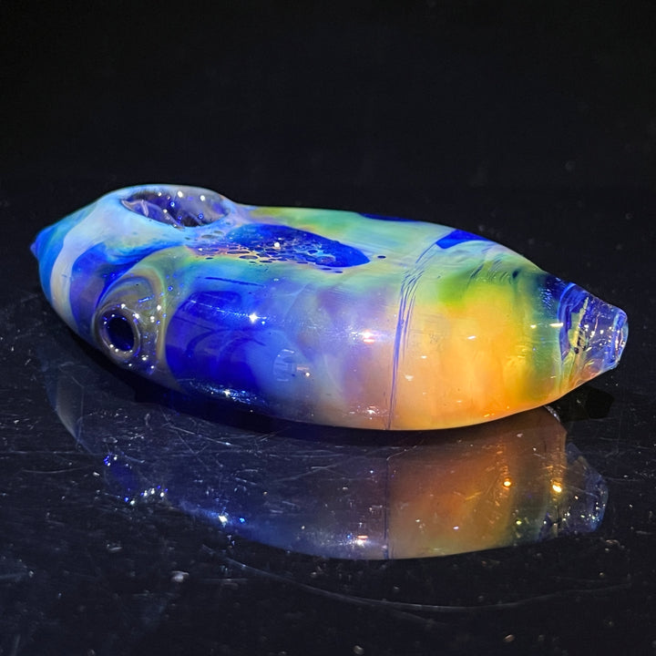 Flat Fish Bubble Glass Pipe Glass Pipe Street Kitty Glass   