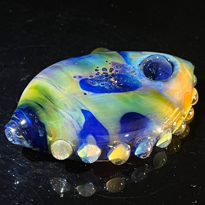 Flat Fish Bubble Glass Pipe Glass Pipe Street Kitty Glass   
