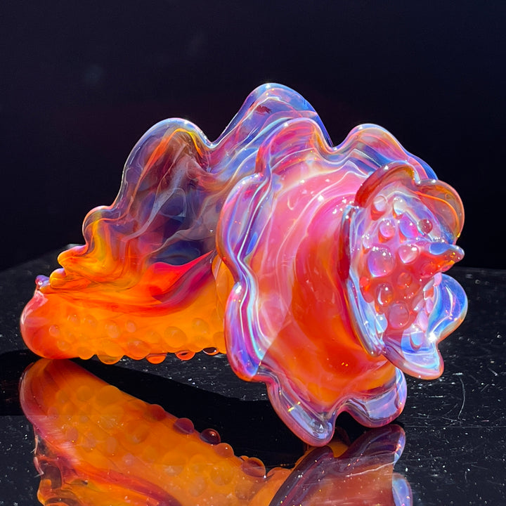 Mango Seashell Pipe Glass Pipe Unclefish Creations   