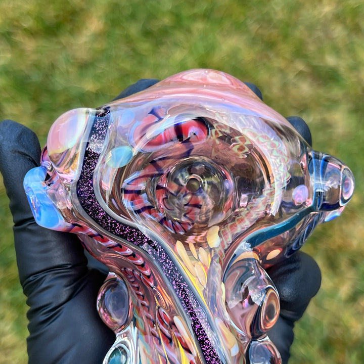 Molten Thick and Twisted Pipe Glass Pipe Molten Imagination   