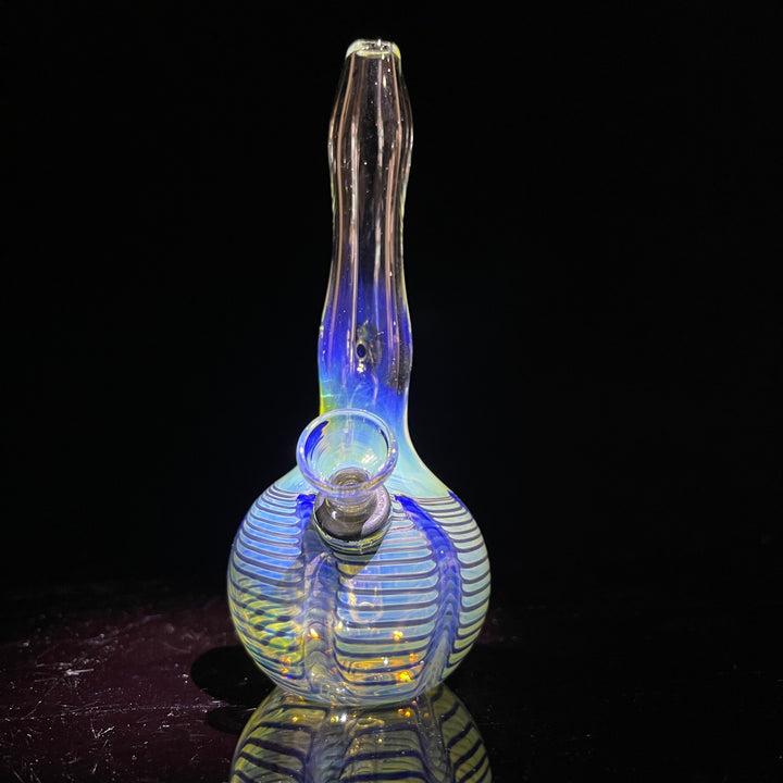 5" Silver Fumed Mini Bong Glass Pipe Mary Jane's Glass   