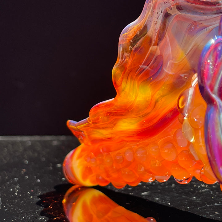 Mango Seashell Pipe Glass Pipe Unclefish Creations   