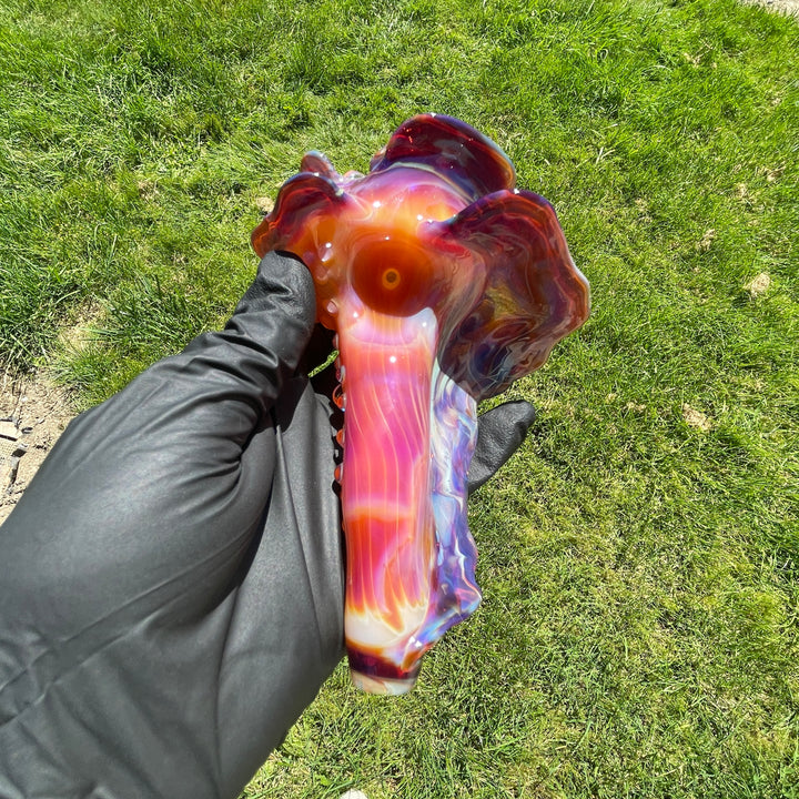 Mango Seashell Pipe Glass Pipe Unclefish Creations   