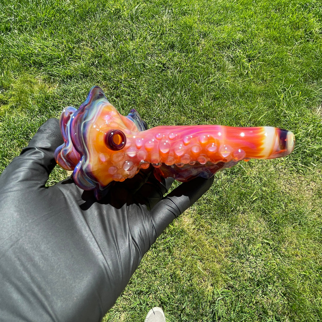 Mango Seashell Pipe Glass Pipe Unclefish Creations   