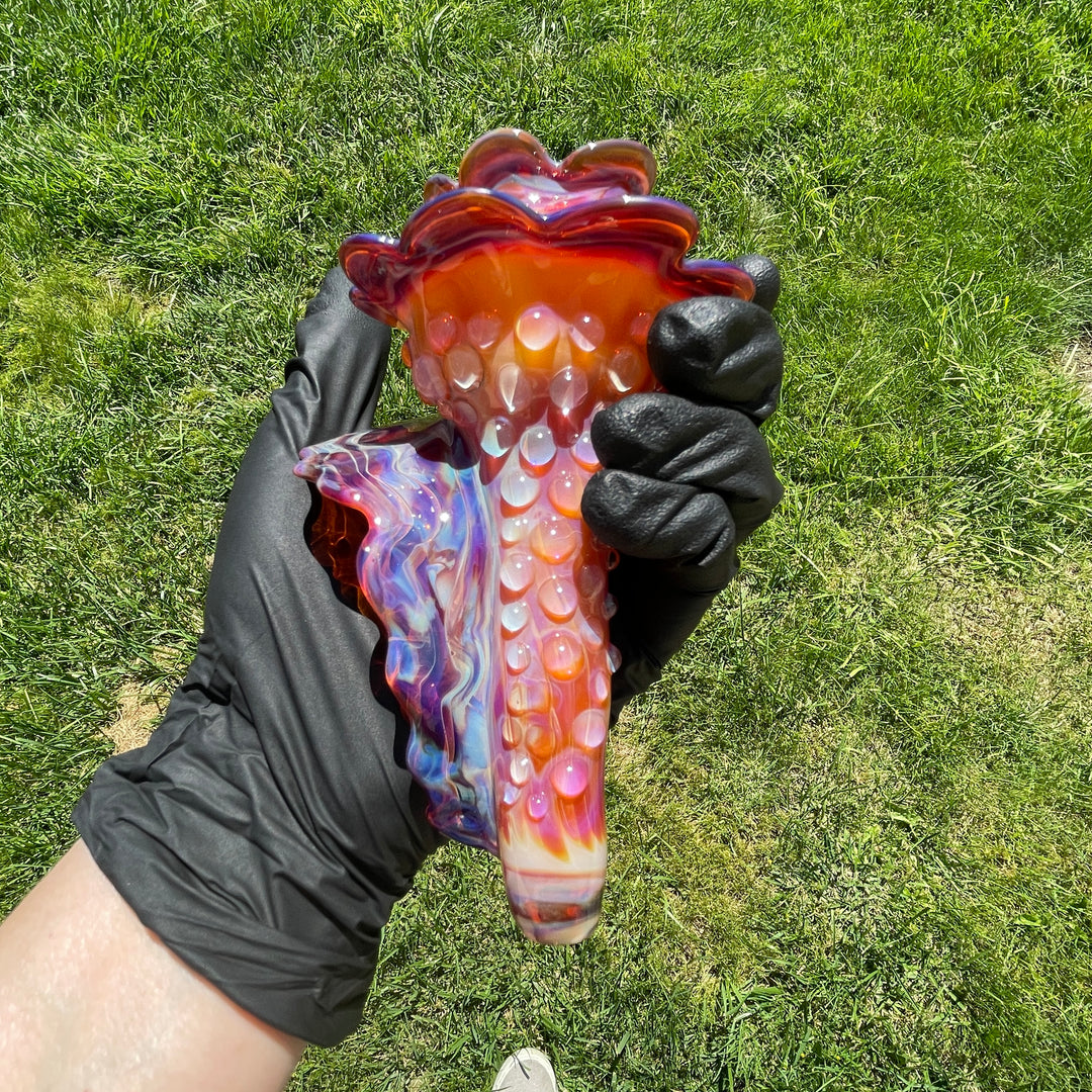 Mango Seashell Pipe Glass Pipe Unclefish Creations   