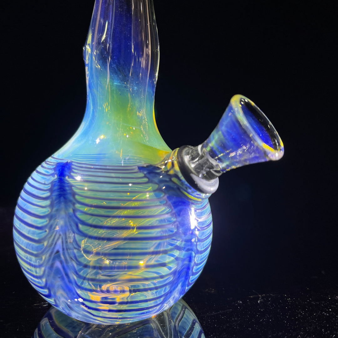 5" Silver Fumed Mini Bong Glass Pipe Mary Jane's Glass   