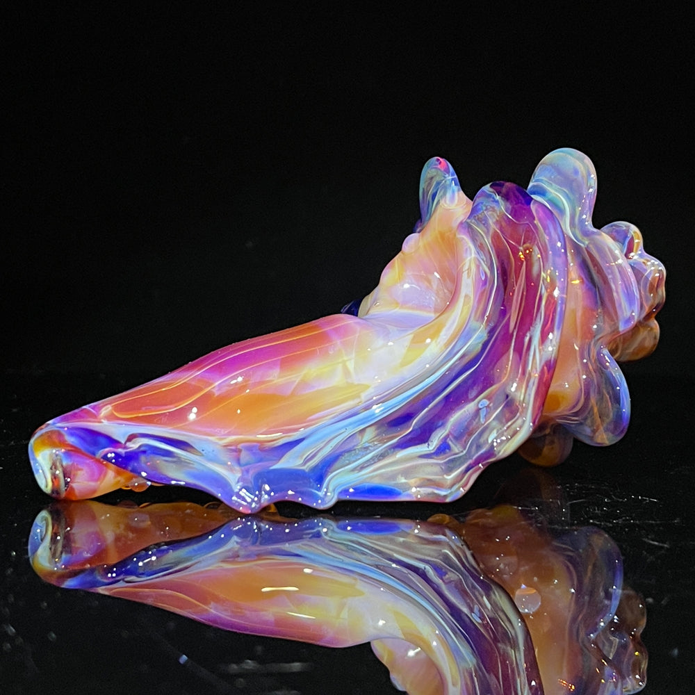 Mango Seashell Pipe Glass Pipe Unclefish Creations   