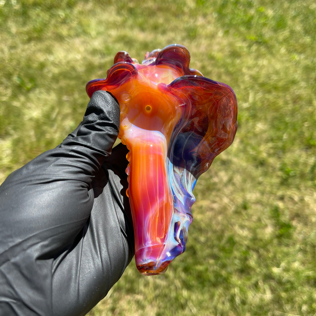 Mango Seashell Pipe Glass Pipe Unclefish Creations   