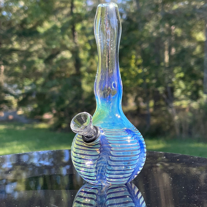 5" Silver Fumed Mini Bong Glass Pipe Mary Jane's Glass   