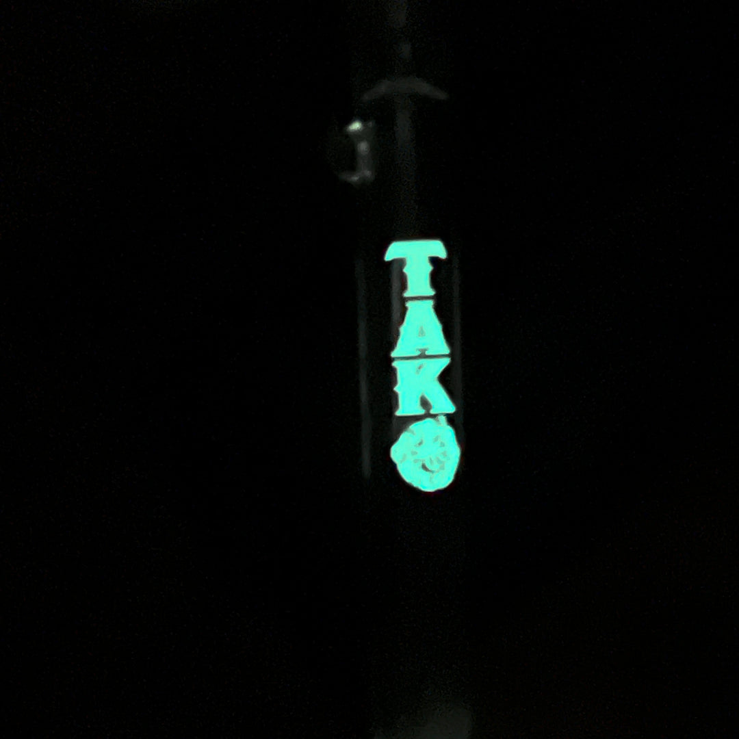 Tako Logo Chillum - Free Shipping Glass Pipe Tako Glass   