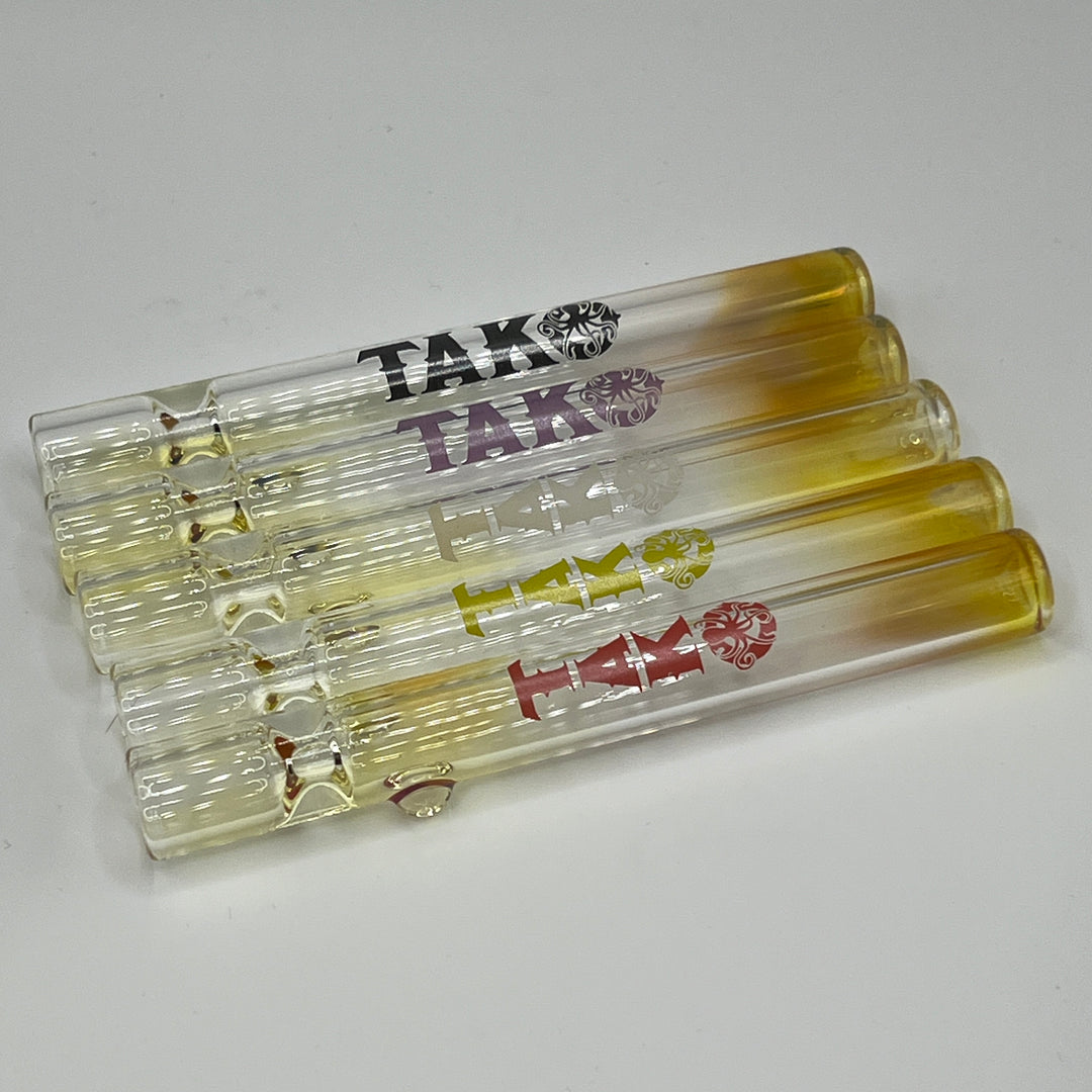 Tako Logo Chillum - Free Shipping Glass Pipe Tako Glass   