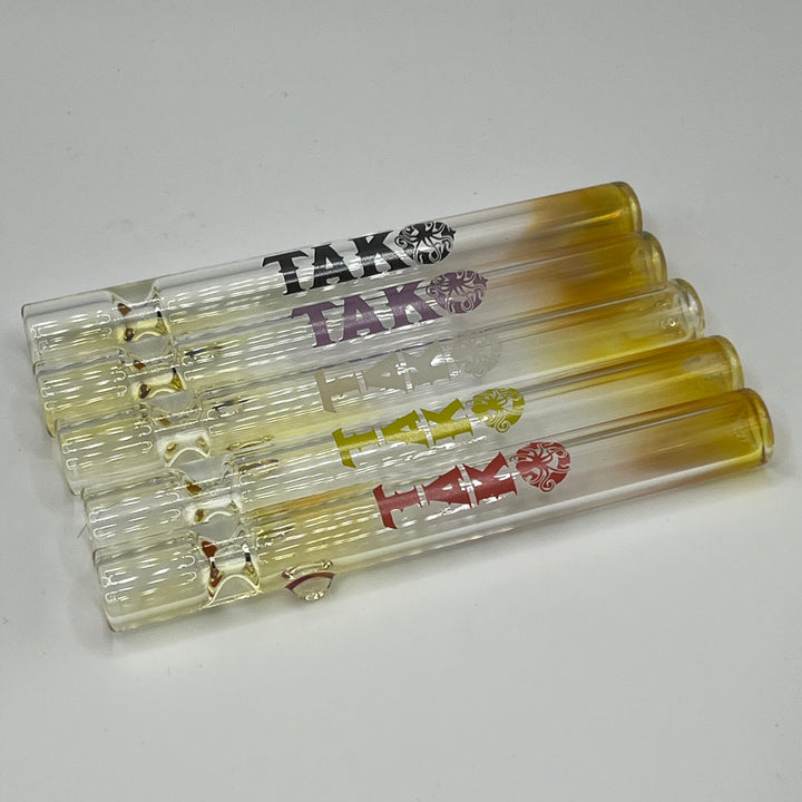 Tako Logo Chillum - Free Shipping Glass Pipe Tako Glass   