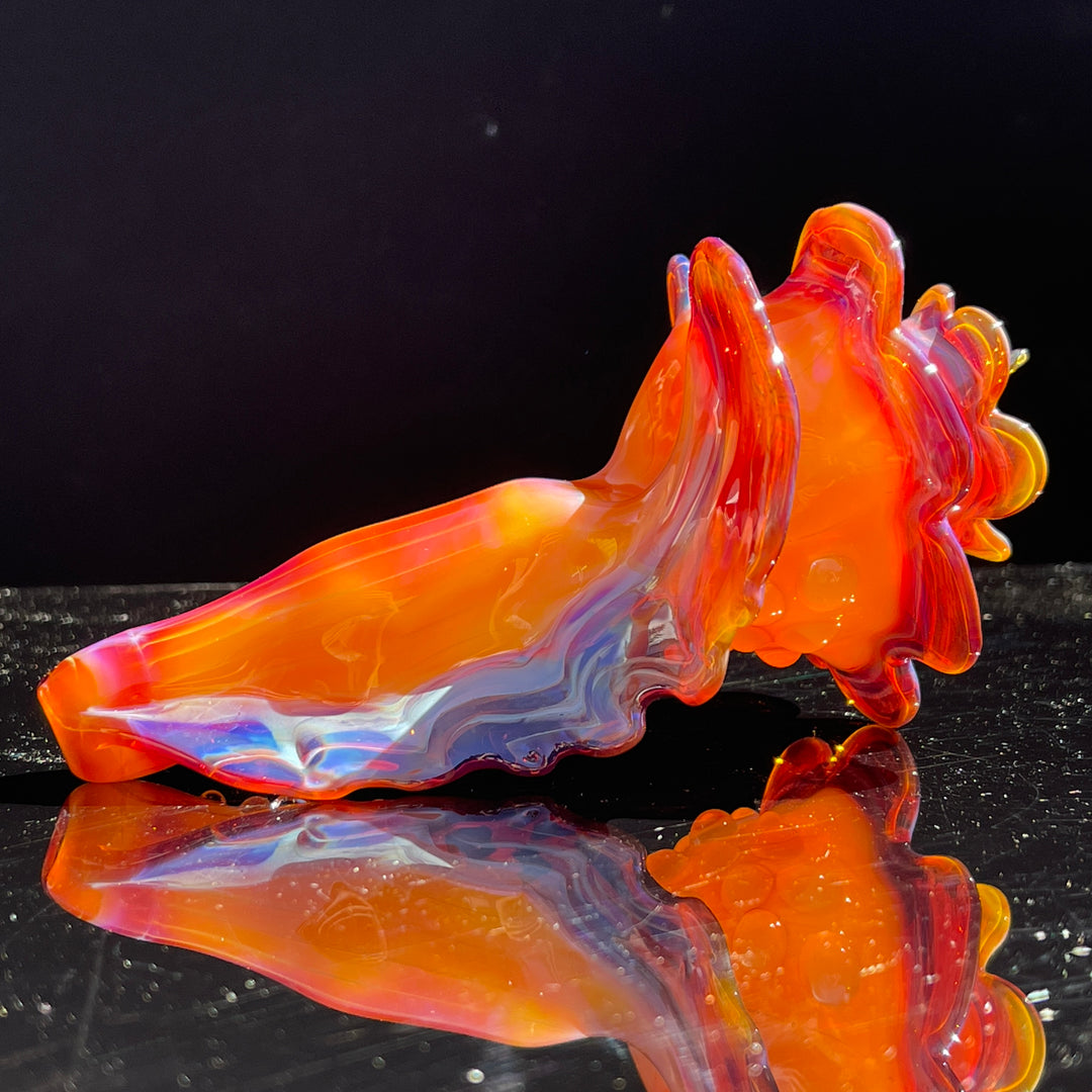 Mango Seashell Pipe Glass Pipe Unclefish Creations   