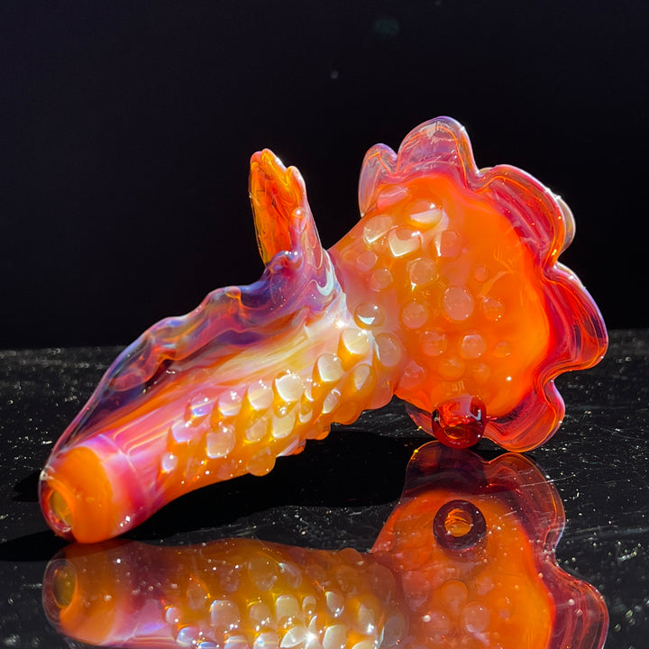 Mango Seashell Pipe Glass Pipe Unclefish Creations   