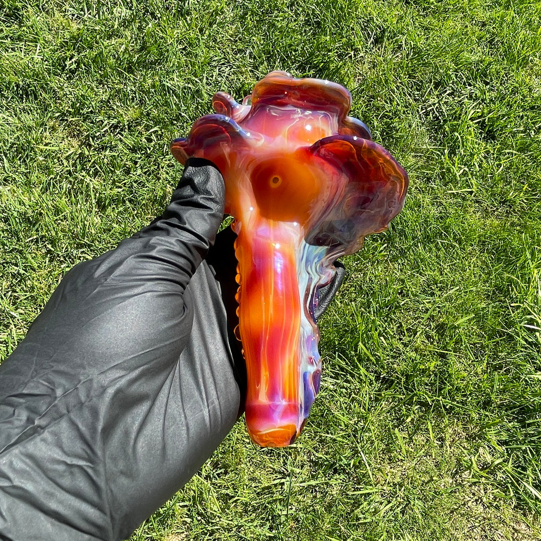 Mango Seashell Pipe Glass Pipe Unclefish Creations   