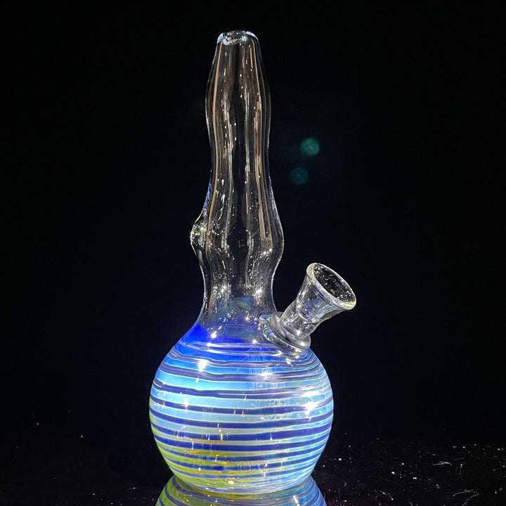 5" Silver Fumed Mini Bong Glass Pipe Mary Jane's Glass   