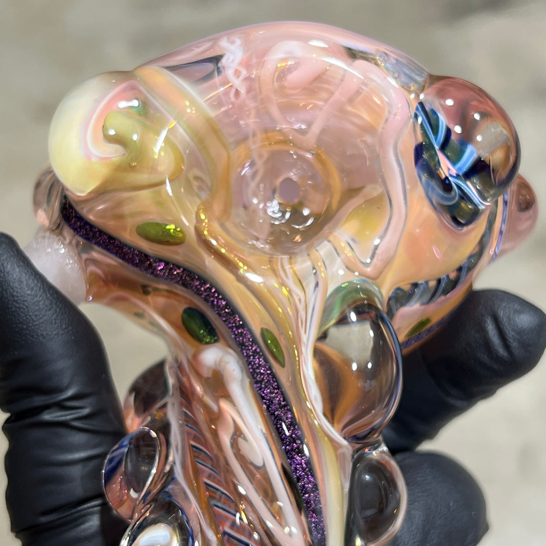 Molten Thick and Twisted Pipe Glass Pipe Molten Imagination   