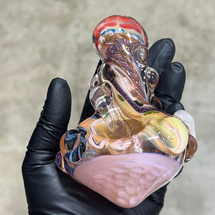 Molten Thick and Twisted Pipe Glass Pipe Molten Imagination   