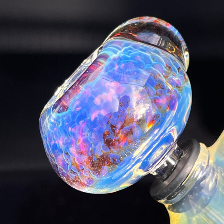 Heavy Silver Fumed Mini Bong Glass Pipe Tako Glass   