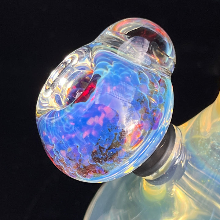 Heavy Silver Fumed Mini Bong Glass Pipe Tako Glass   