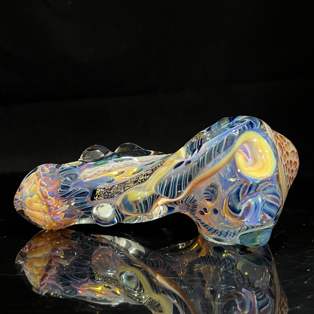 Molten Thick and Twisted Pipe Glass Pipe Molten Imagination   