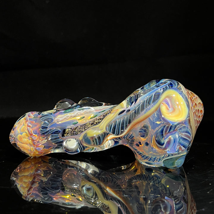 Molten Thick and Twisted Pipe Glass Pipe Molten Imagination   