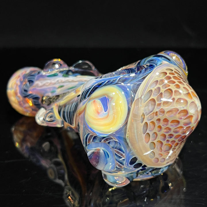 Molten Thick and Twisted Pipe Glass Pipe Molten Imagination   