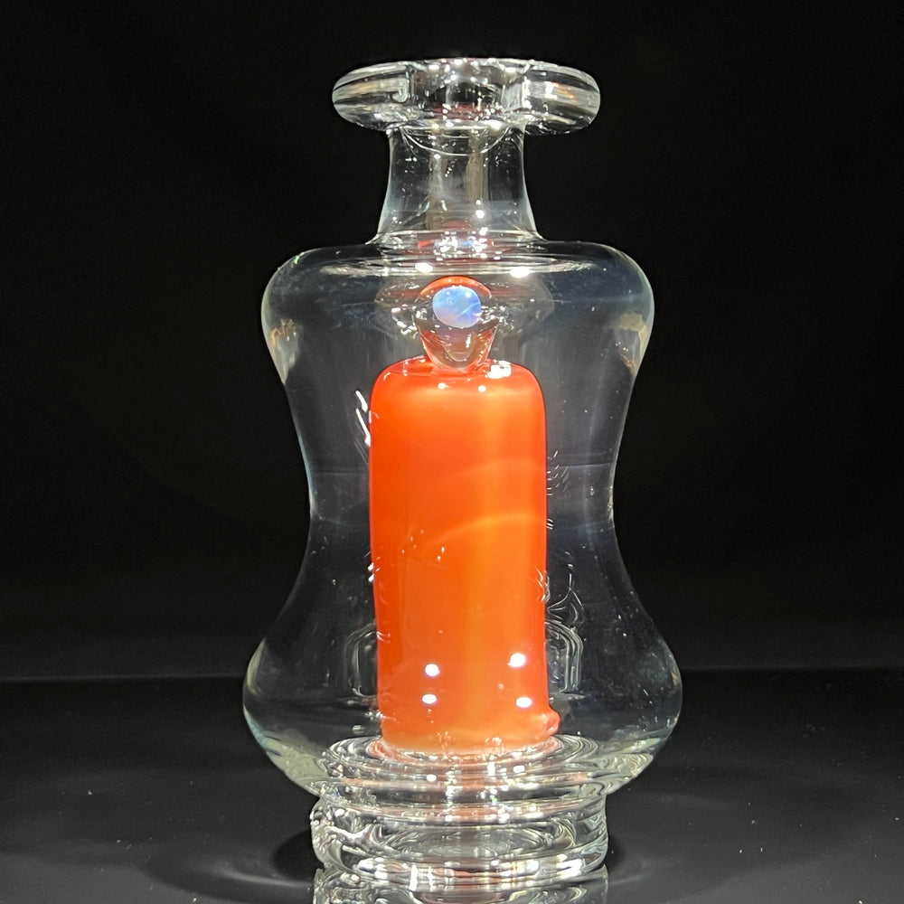 Apricot Opal Puffco Peak Topper Glass Pipe Organik Glass