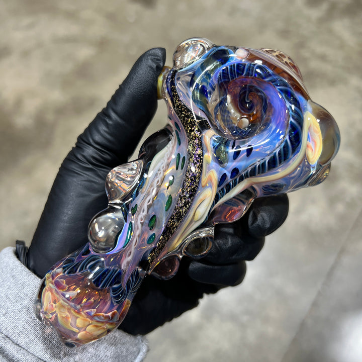 Molten Thick and Twisted Pipe Glass Pipe Molten Imagination   