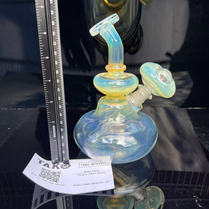Heavy Mini Bong Glass Pipe Tako Glass   