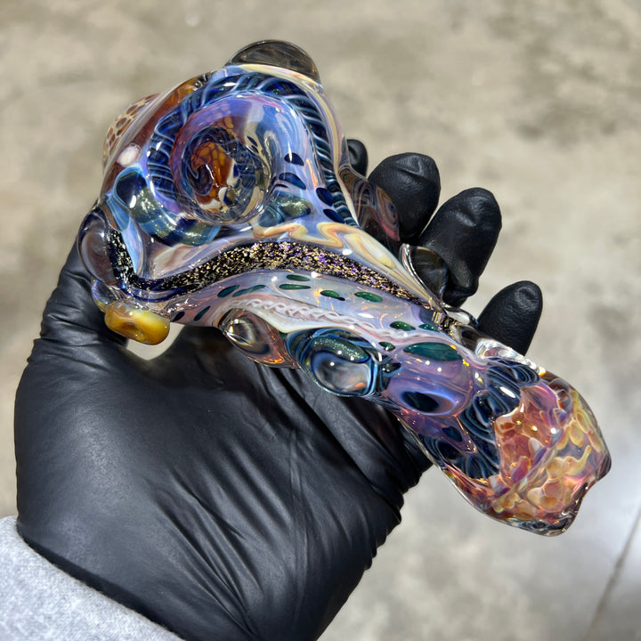 Molten Thick and Twisted Pipe Glass Pipe Molten Imagination   