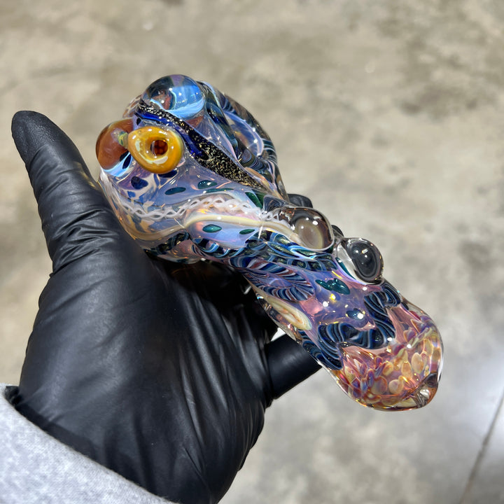 Molten Thick and Twisted Pipe Glass Pipe Molten Imagination   