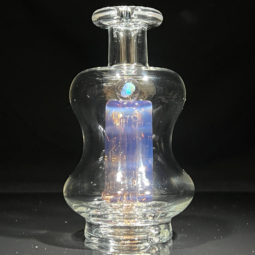 Whiskey Purple Puffco Peak Topper Glass Pipe Organik Glass