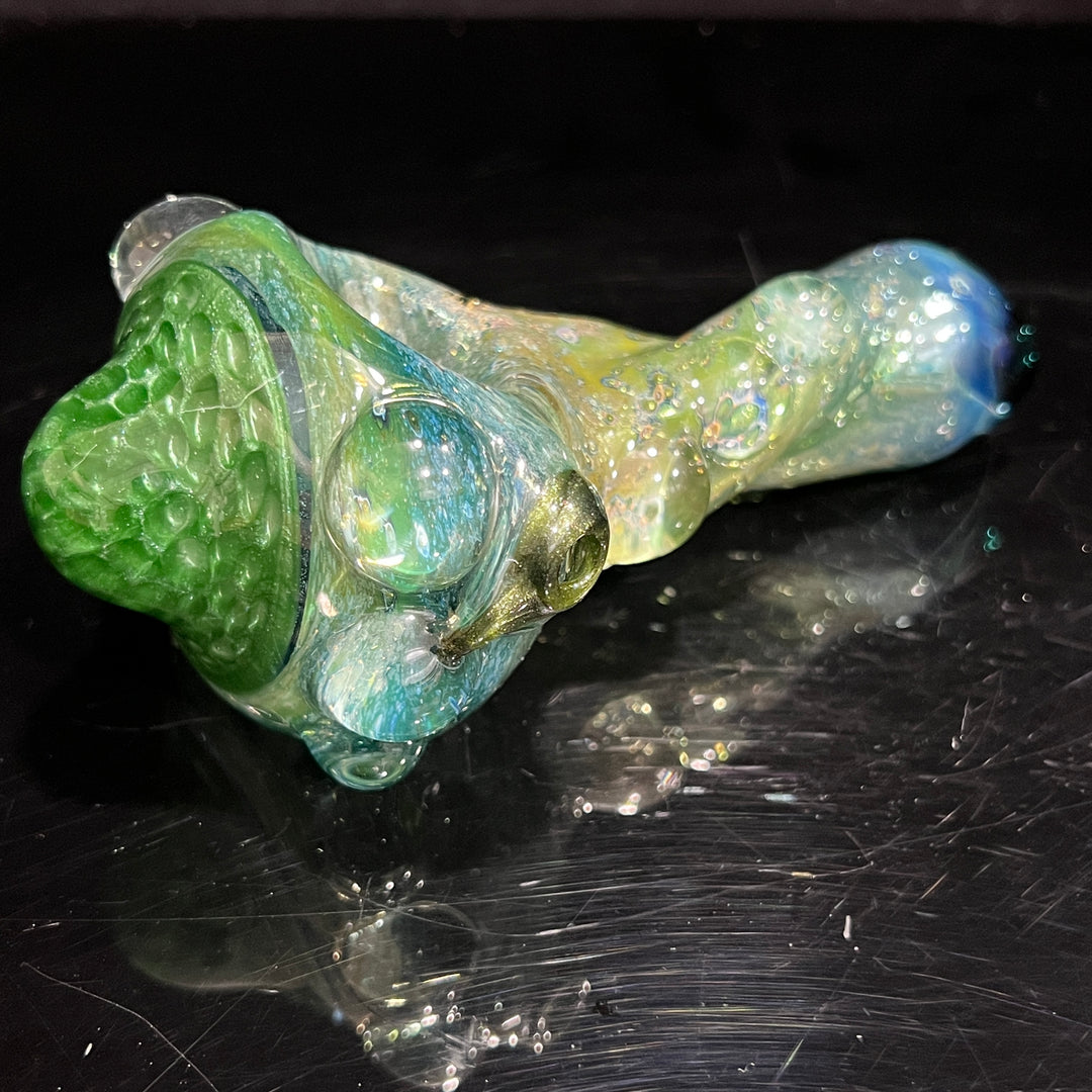 Twisted Dragon Skin Pipe Glass Pipe Molten Imagination   