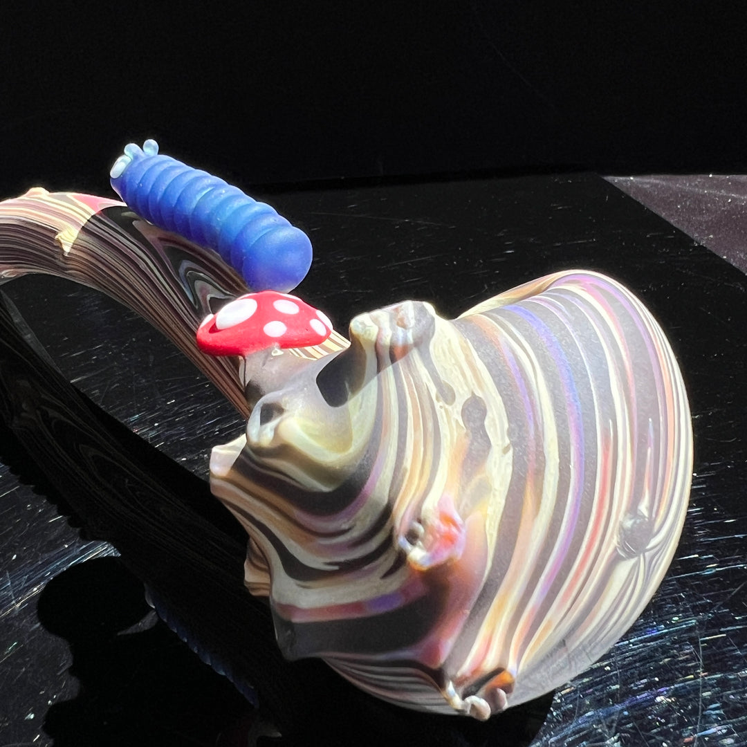 Wood Grain Caterpillar Gandalf Pipe Glass Pipe Wazoo Glass   