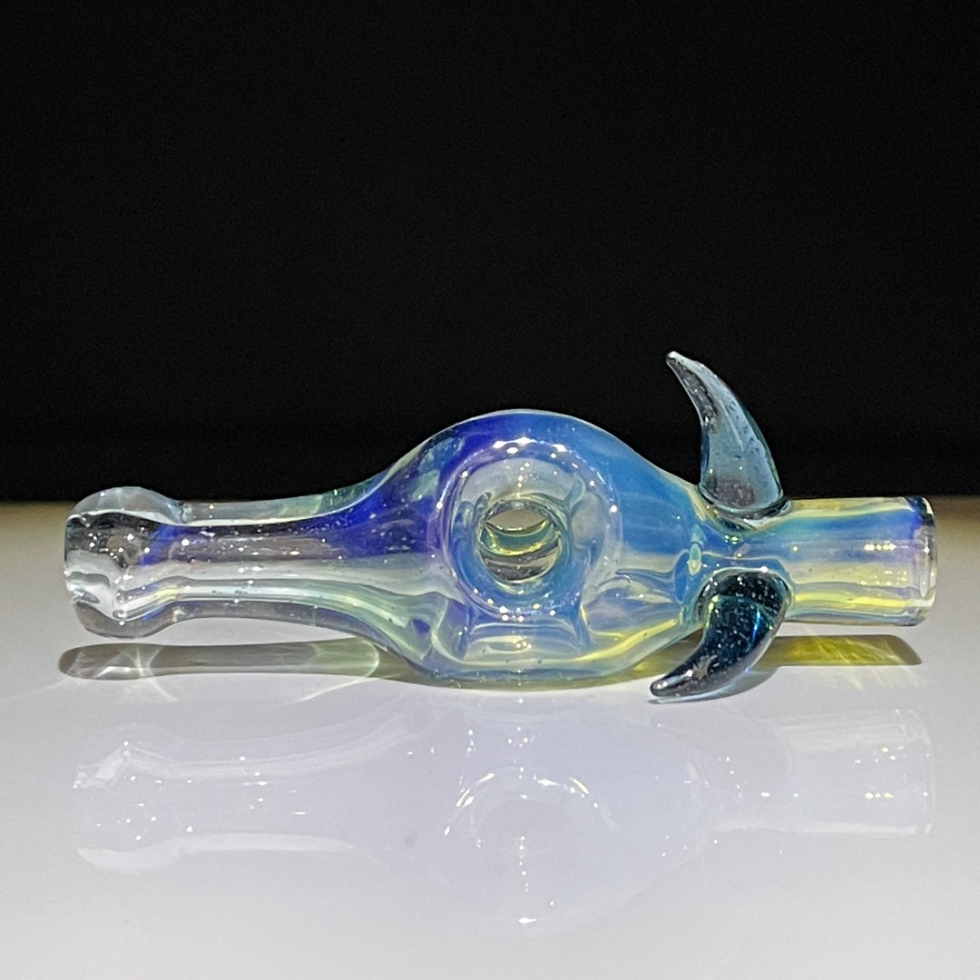 Triple Donut Chillum Glass Pipe Boro Lyon   