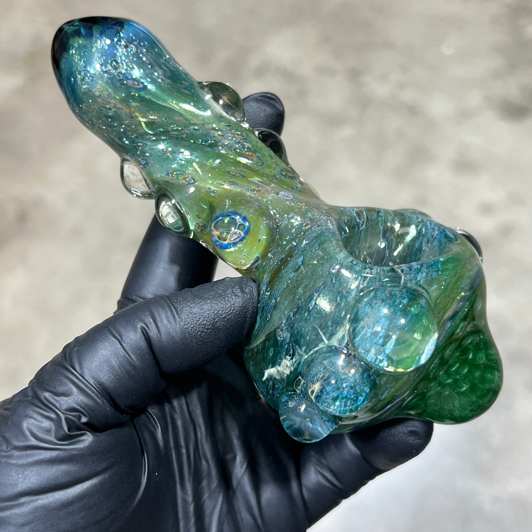 Twisted Dragon Skin Pipe Glass Pipe Molten Imagination   