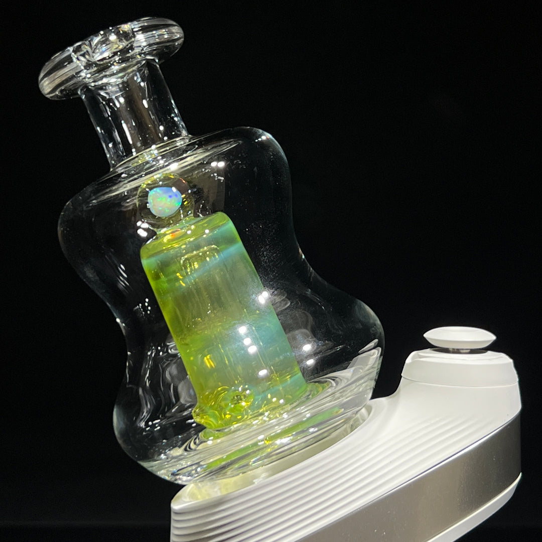 Green Apple Opal Puffco Peak Topper Glass Pipe Organik Glass