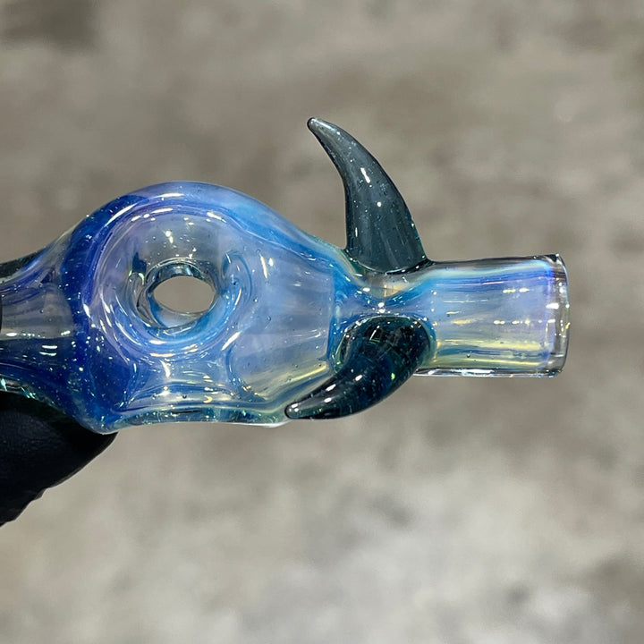 Triple Donut Chillum Glass Pipe Boro Lyon   