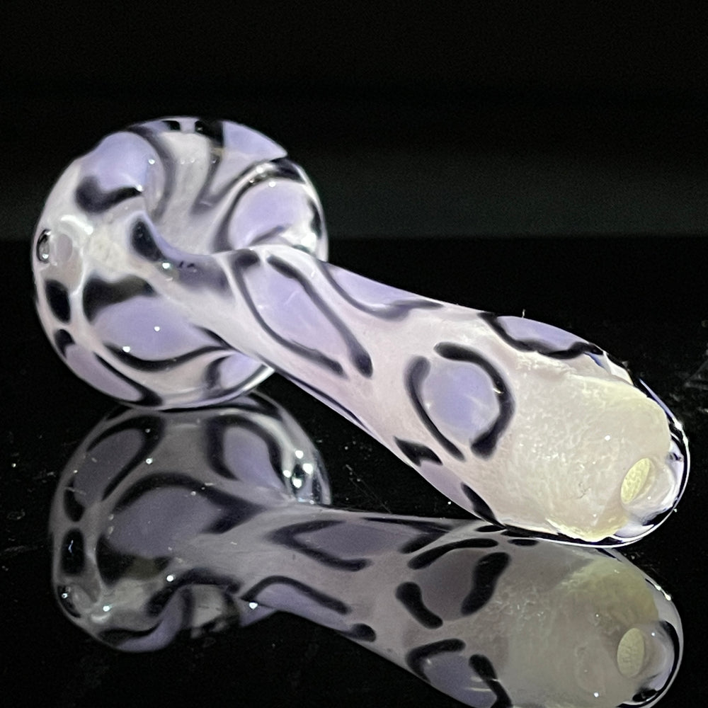 Pink Leopard Pipe Glass Pipe Beezy Glass   