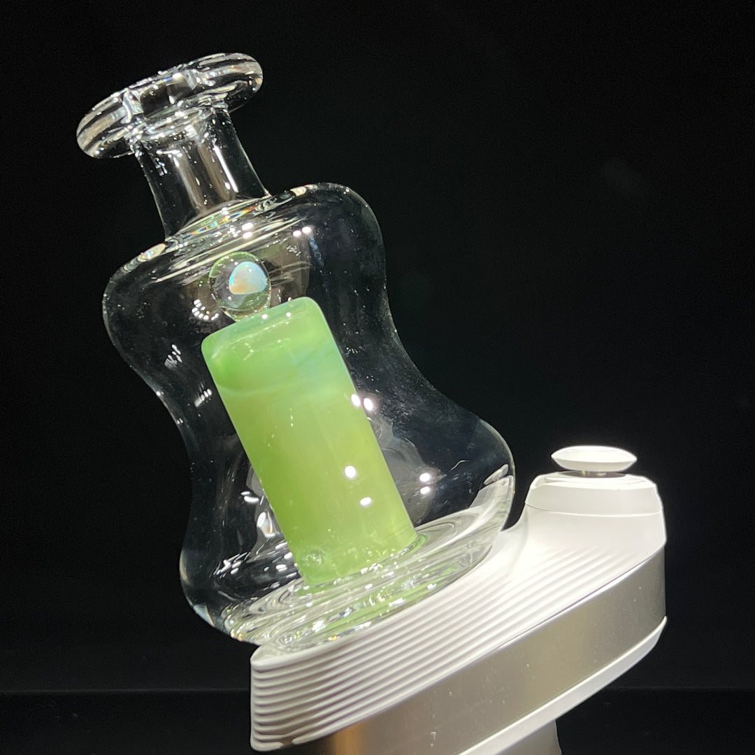 Kiwi Opal Puffco Peak Topper Glass Pipe Organik Glass